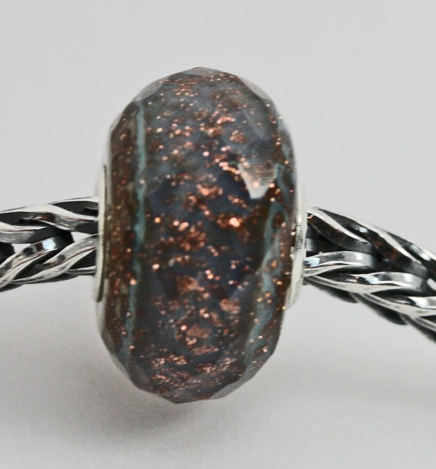 Troll Agate 55 TROLLBEADS  DAY 2022 Original Abbildung TGLBE-30086 "mit Einkaufwagen Chip am Schlüsselanhänger" 